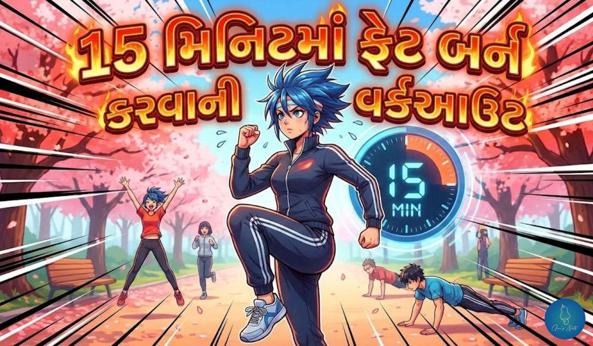 15 મિનિટમાં ફેટ બર્ન કરવાની વર્કઆઉટ